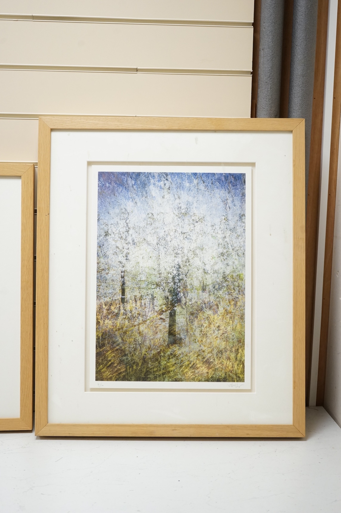 Valda Bailey (Contemporary), three works to include trees and meadow before a church, each signed and numbered in pencil, set photographic prints, 33 x 44cm